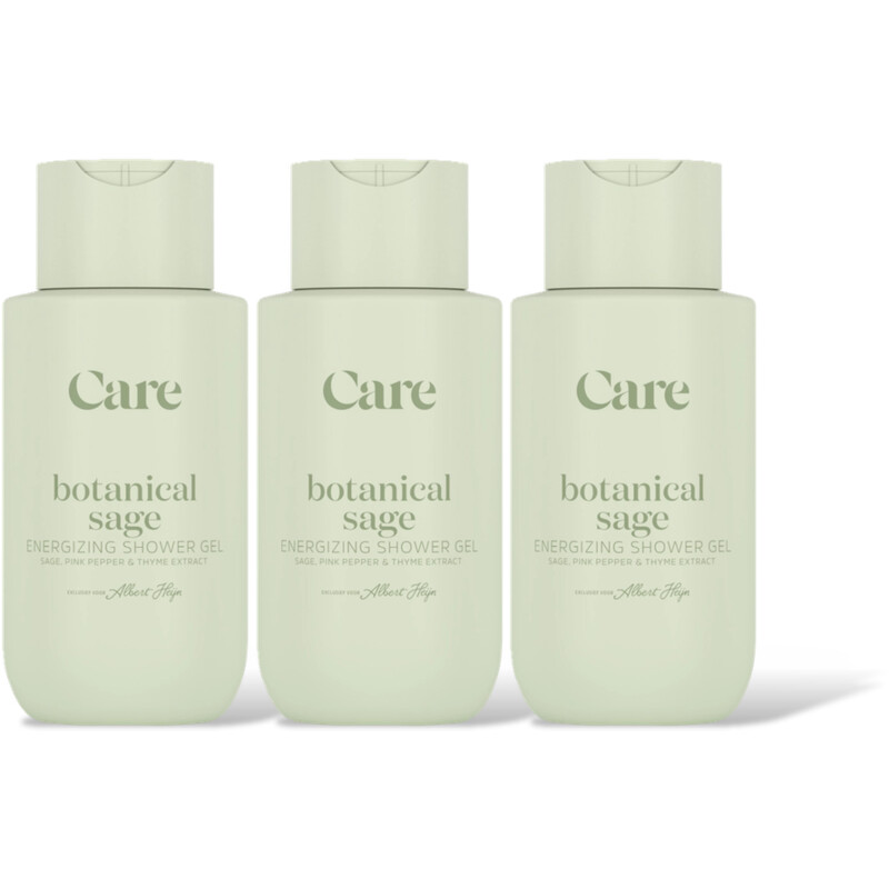 Care Botanical sage shower gel 3-pack