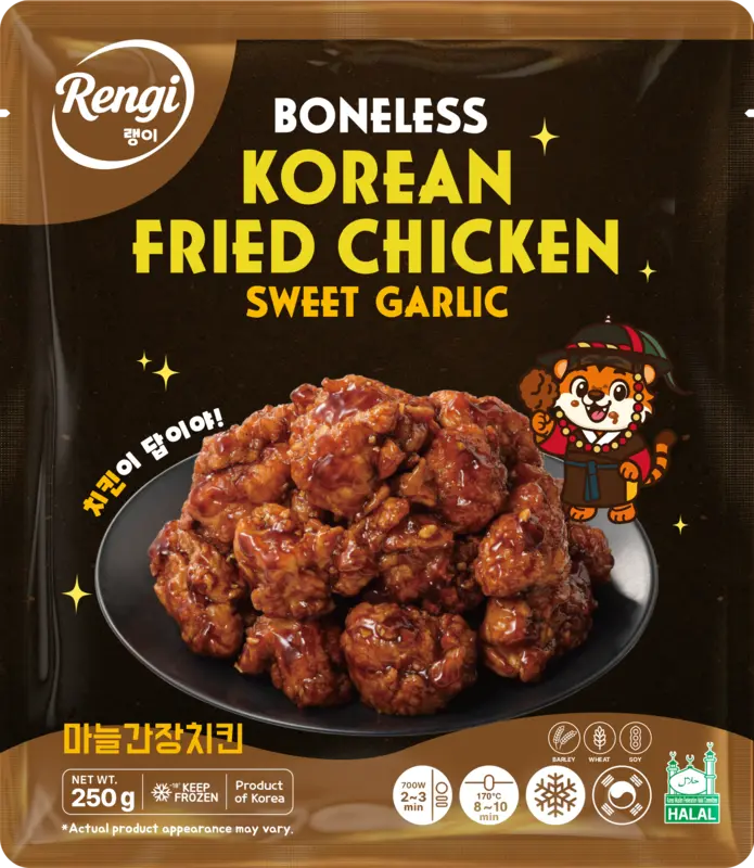 Korean fried chicken sweet garlic