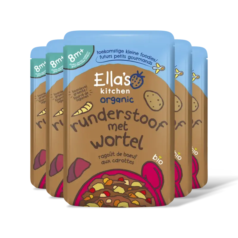 Ella's kitchen Hartverwarmende runderstoof 8m+ bio 5-pk