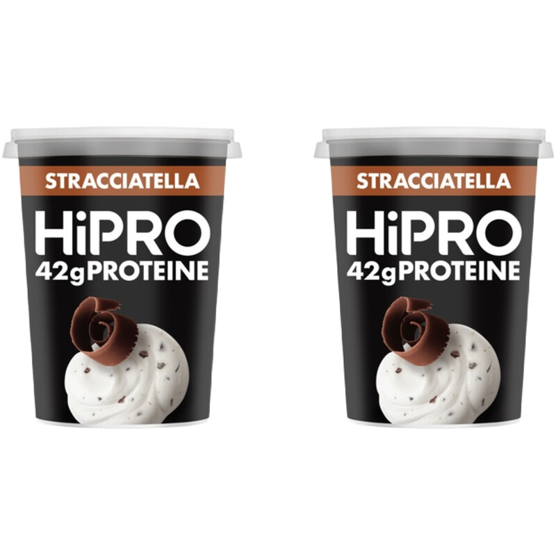 Een afbeelding van HiPRO protein skyr stracciatella 2-pack
