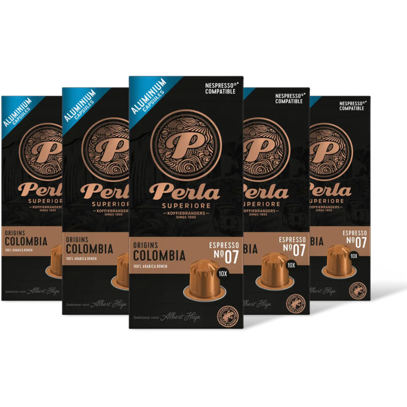 Perla Superiore Origins Colombia espresso capsule 5-pck