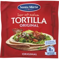 Santa Maria Tortilla wraps original 8x medium