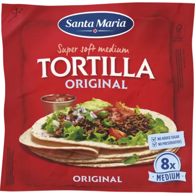 pdp-image-Santa Maria Tortilla wraps original 8x medium