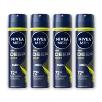 NIVEA Men deep sport anti-transpirant spry 4pk