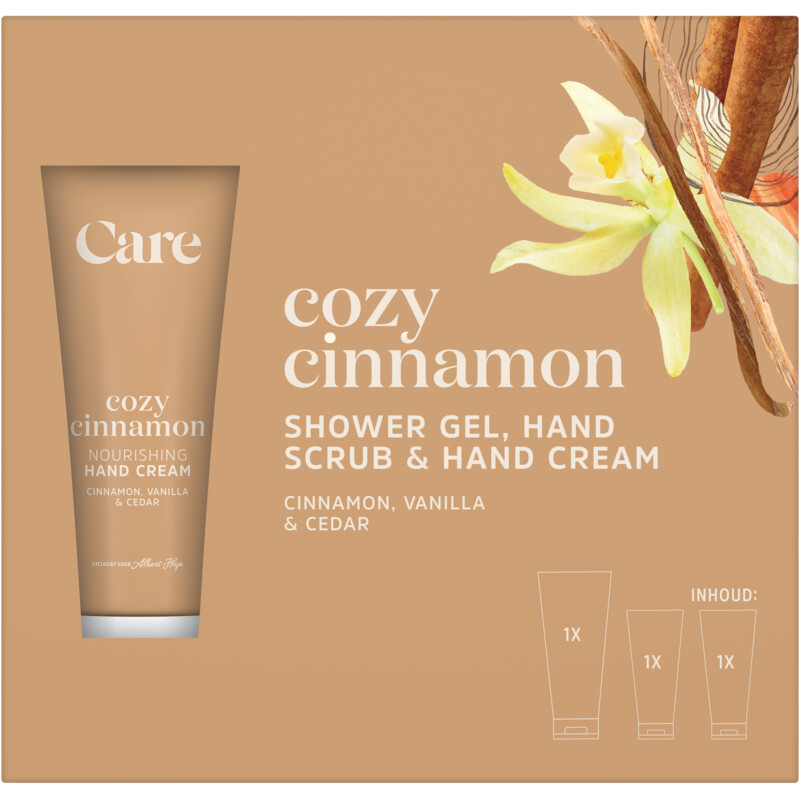 Een afbeelding van Care Cozy cinnamon giftset