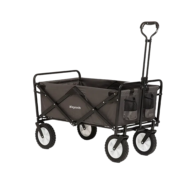 Foldable wagon 70 KG - Grey