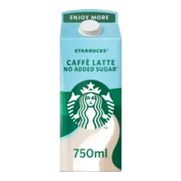 Starbucks Caffè latte no added sugar ijskoffie