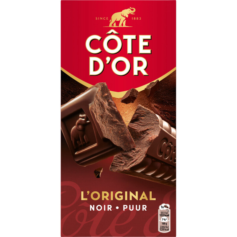 Côte d'Or Chocoladereep puur