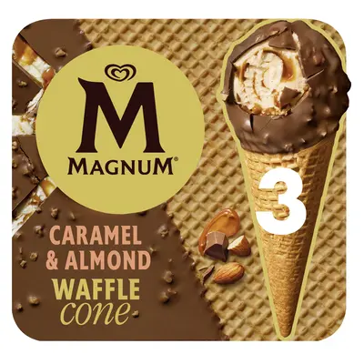 pdp-image-Magnum Caramel & almond waffle cone