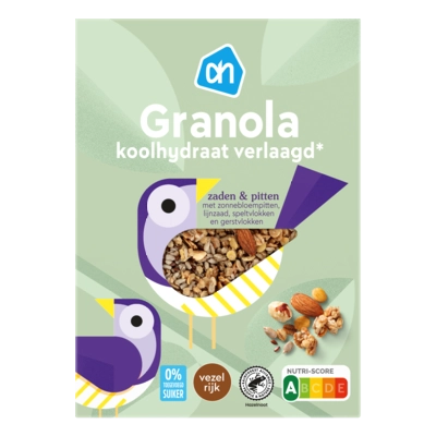 pdp-image-AH Granola koolhydraat verlaagd 0% suiker