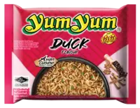 Yum Yum Duck flavour instant noodles