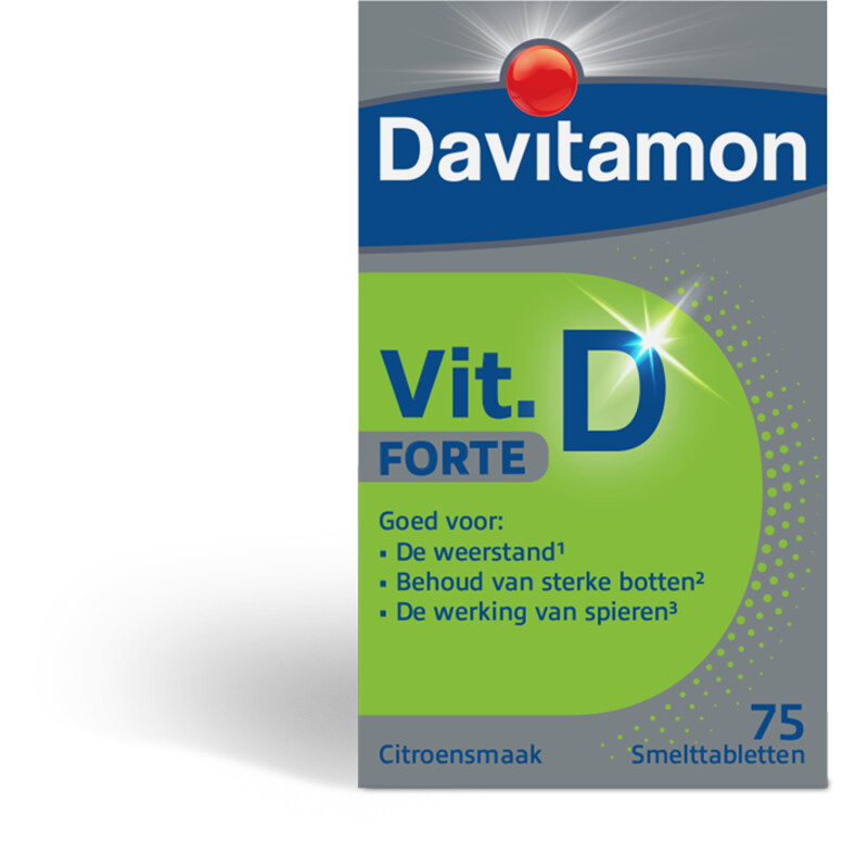 Een afbeelding van Davitamon Vitamine D forte bel