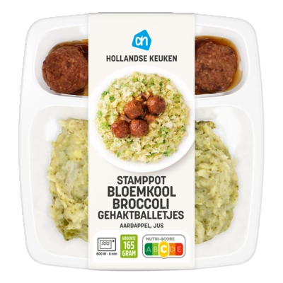pdp-image-AH Stamppot bloemkool-broccoli gehaktbal