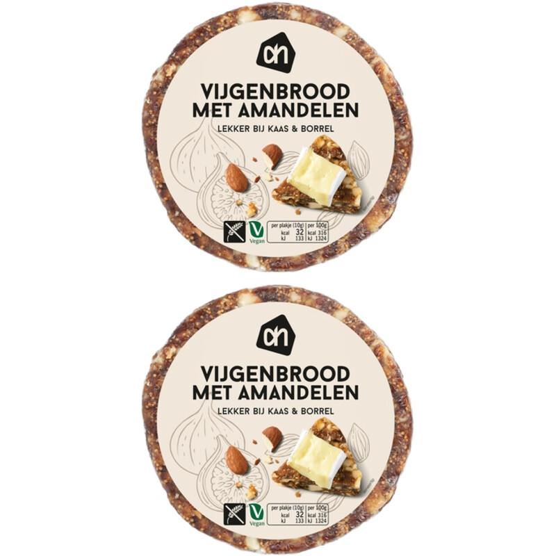 Een afbeelding van AH Vijgenbrood met amandelen 2-pack