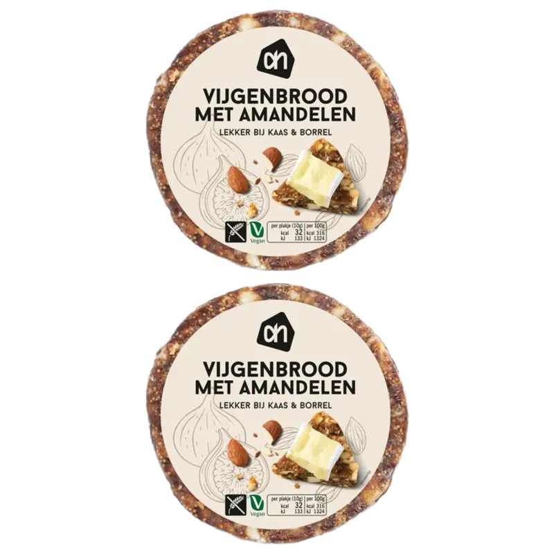 Vijgenbrood met amandelen 2-pack