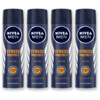 NIVEA Men stress protect deodorant spray 4-pck