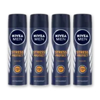 NIVEA Men stress protect deodorant spray 4-pck