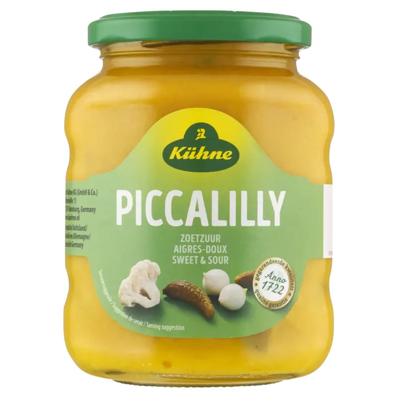 Kühne Ambachtelijke piccalilly zoetzuur
