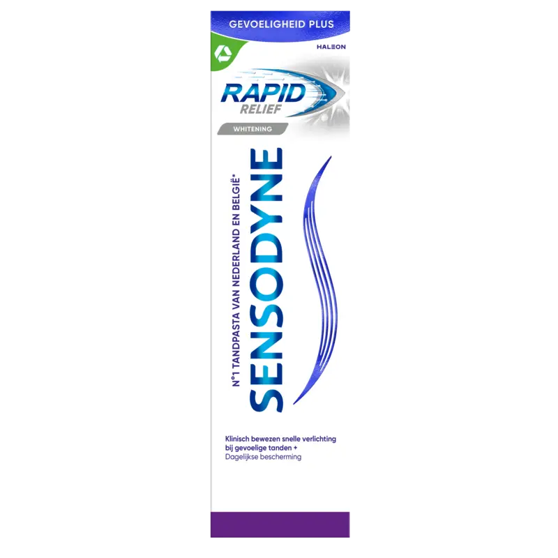 Rapid relief whitening tandpasta