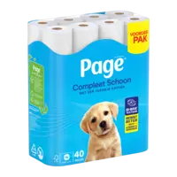 Page Compleet schoon toiletpapier