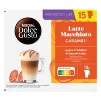 Nescafé Dolce Gusto Latte macchiatio caramel capsules