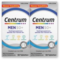 Centrum Men 50+ multivitaminen tabletten 2-pack