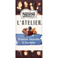 Een afbeelding van L'Atelier Pure chocolade bosbessen & amandelen
