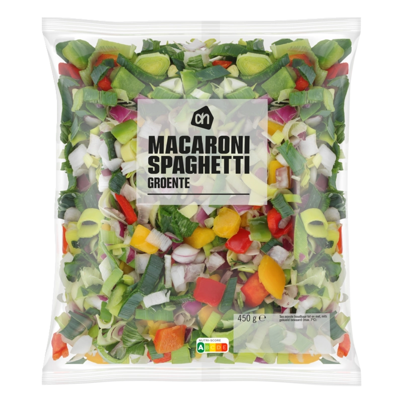 AH Macaroni spaghetti groente