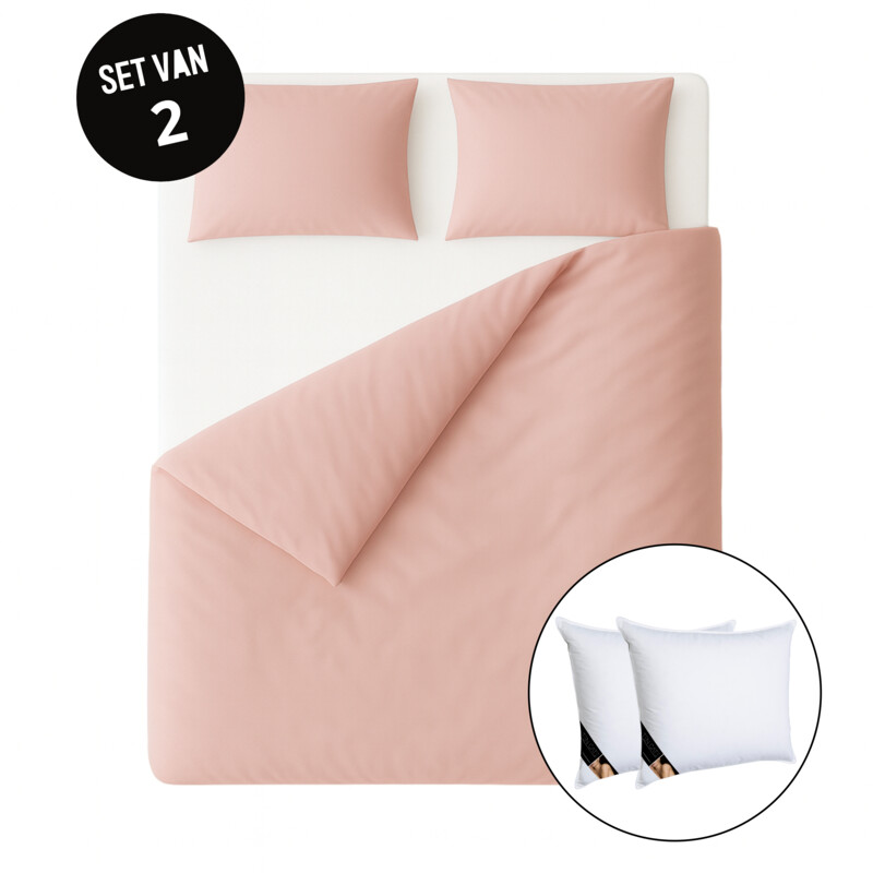 Een afbeelding van Ten Cate 2 Katoensat dbo 140x200/220 ash rose 2k