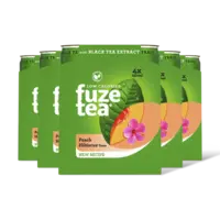 Fuze Tea Black ice tea peach hibiscus 20-pack