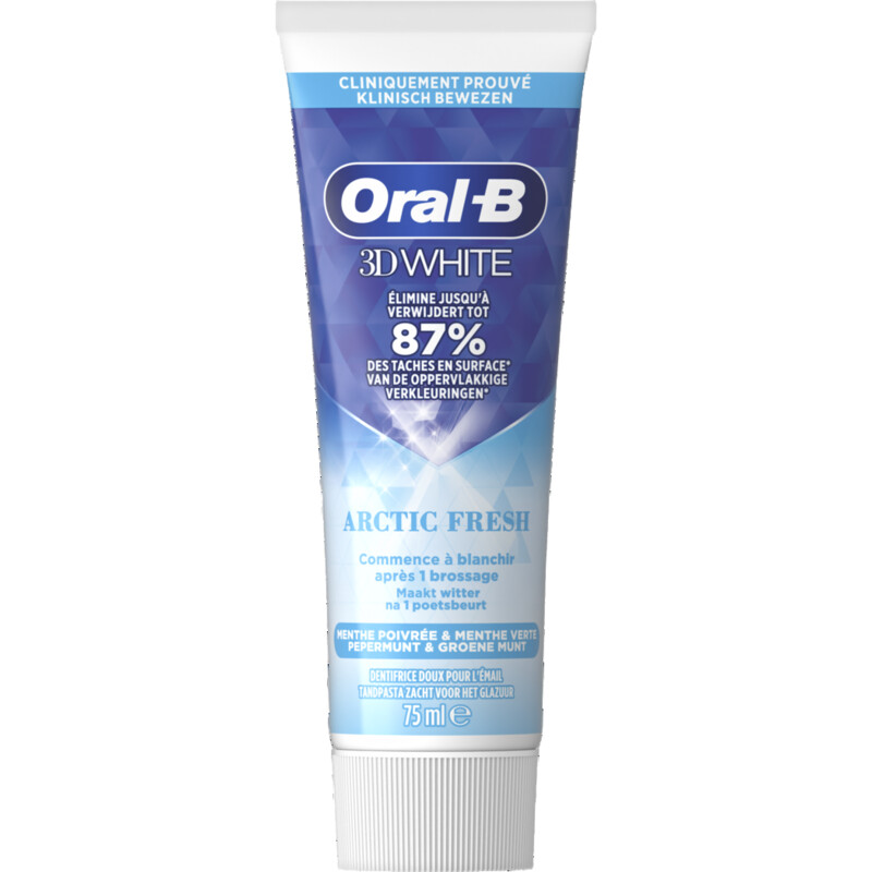 Een afbeelding van Oral-B 3D white artic fresh tandpasta