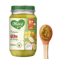 Olvarit Pompoen curry kalkoen mango 8m+