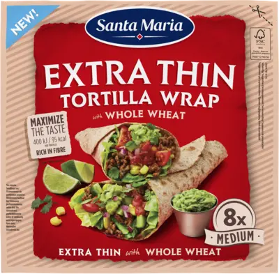 pdp-image-Santa Maria Extra thin tortilla whole wheat medium