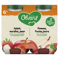 Olvarit Appel aardbei peer 6m+