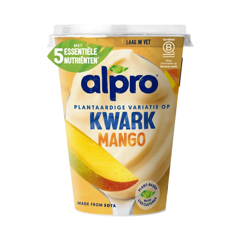 Alpro Plantaardige variatie op kwark mango