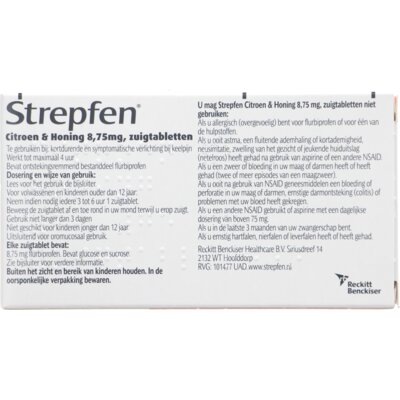 pdp-image-Strepfen Citroen en honing zuigtabletten