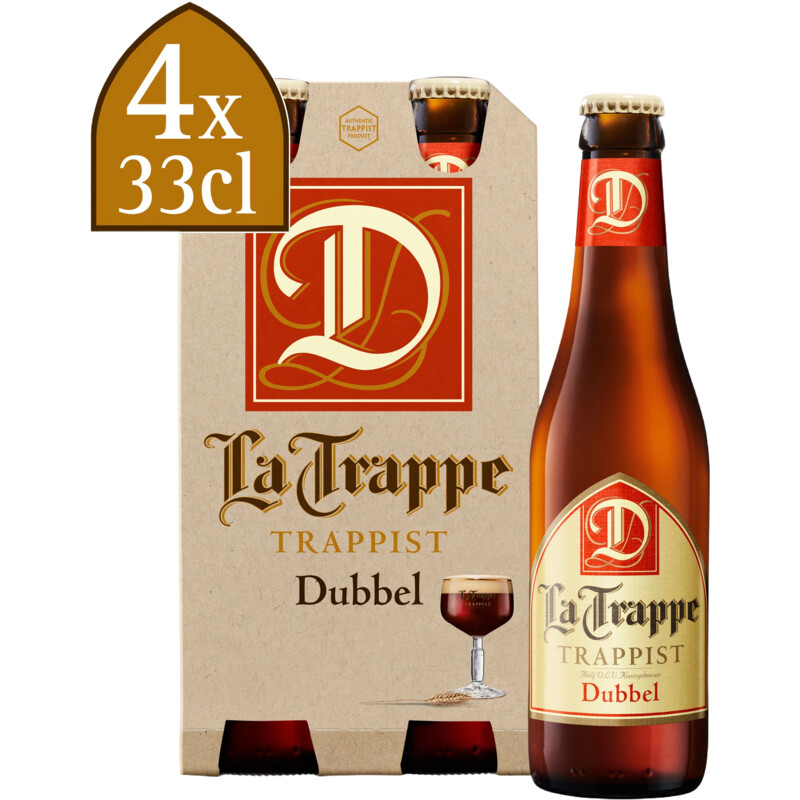 Een afbeelding van La Trappe Dubbel 4-pack