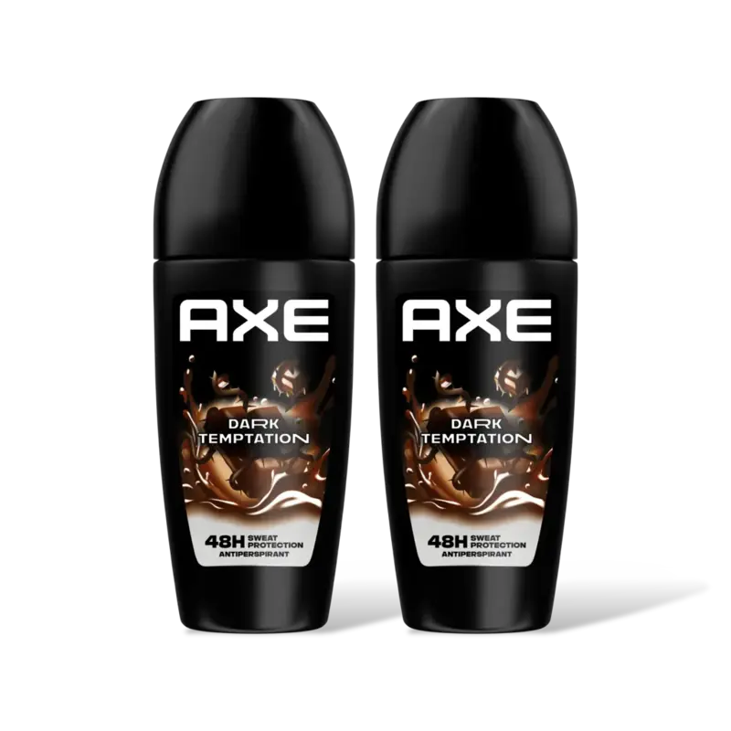 Axe Dark temptation anti sweat roller 2-pack