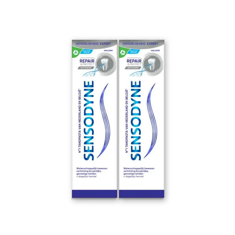 Sensodyne Repair & protect whitening tandpasta 2pk