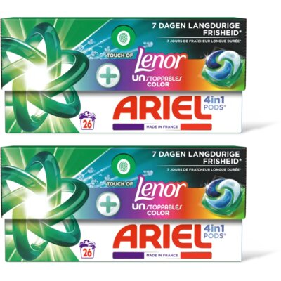 pdp-image-Ariel 4-in-1 pods+ unstoppable wascapsule 2pk