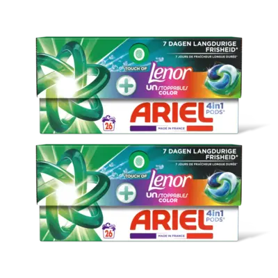 pdp-image-Ariel 4-in-1 pods+ unstoppable wascapsule 2pk