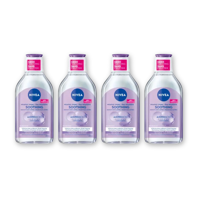 NIVEA Gevoelige huid micellair water 4-pack
