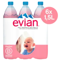 Evian Mineraalwater 6-pack bel