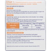 Een afbeelding van Niquitin Clear 21mg nicotine pleister stap 1