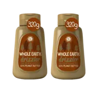 Whole earth Drizzler gold roast pindakaas 2-pack