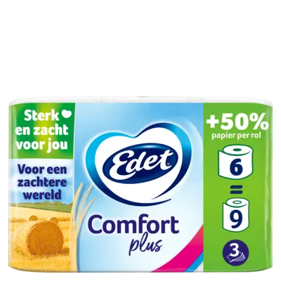 pdp-image-Edet Comfort plus toiletpapier met stro