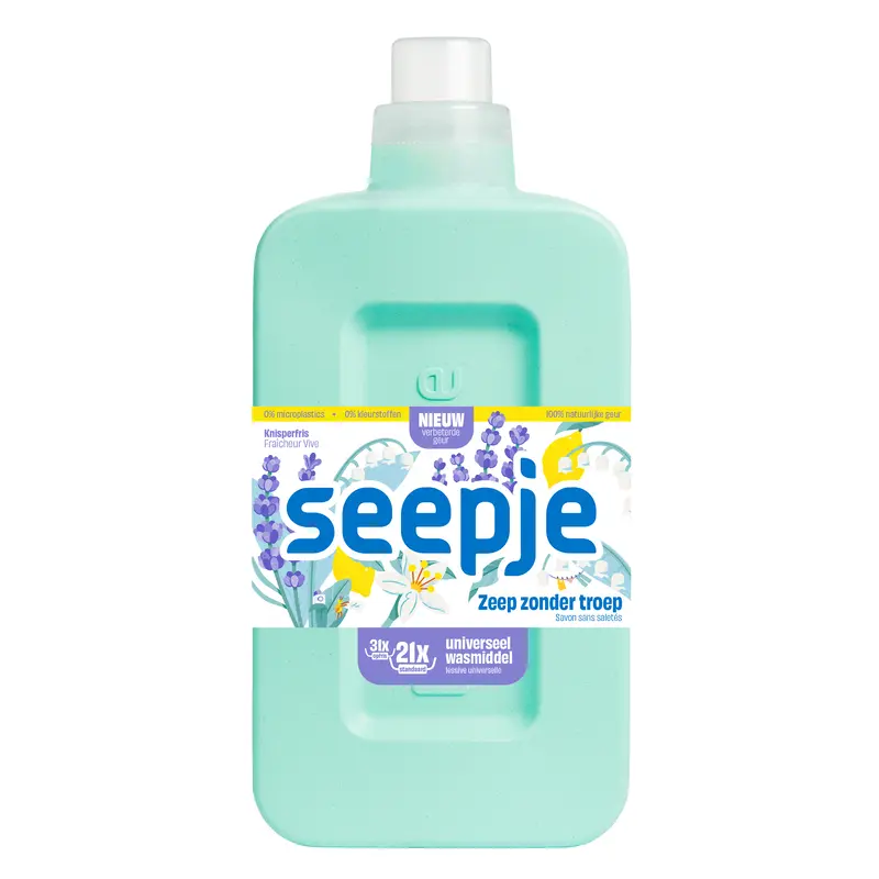Seepje Wasmiddel universeel knisperfris