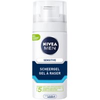 Een afbeelding van NIVEA Men scheergel sensitive 0% alcohol
