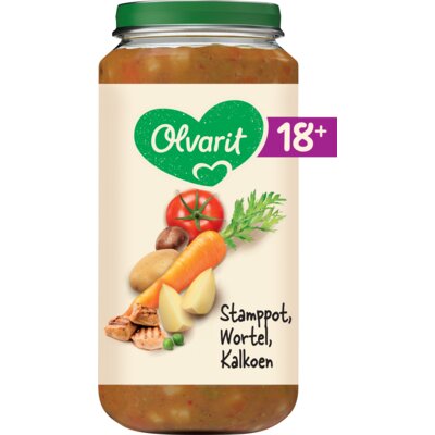 pdp-image-Olvarit Stamppot wortel kalkoen 18m+