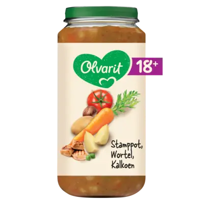 pdp-image-Olvarit Stamppot wortel kalkoen 18m+